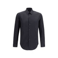 Black Cotton Dress Shirt