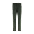 Bicolor Cotton Casual Pants