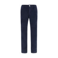 Blue Cotton Chino Pants