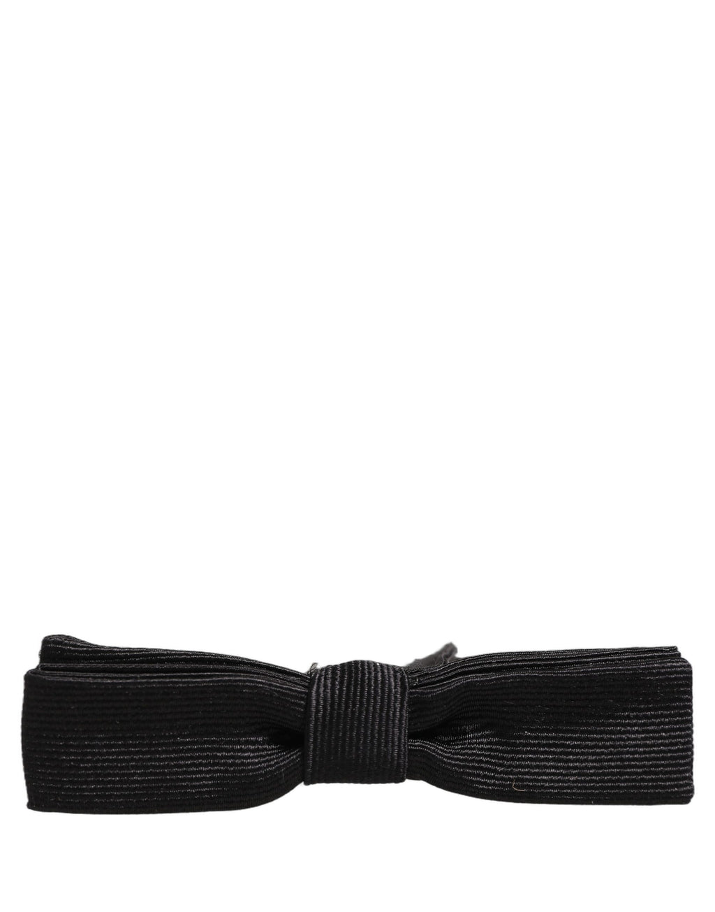 Men Black 100% SIlk Adjustable Neck Papillon Bow Tie