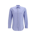 Blue Cotton Dress Shirt