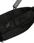 Men Black 100% SIlk Adjustable Neck Papillon Bow Tie