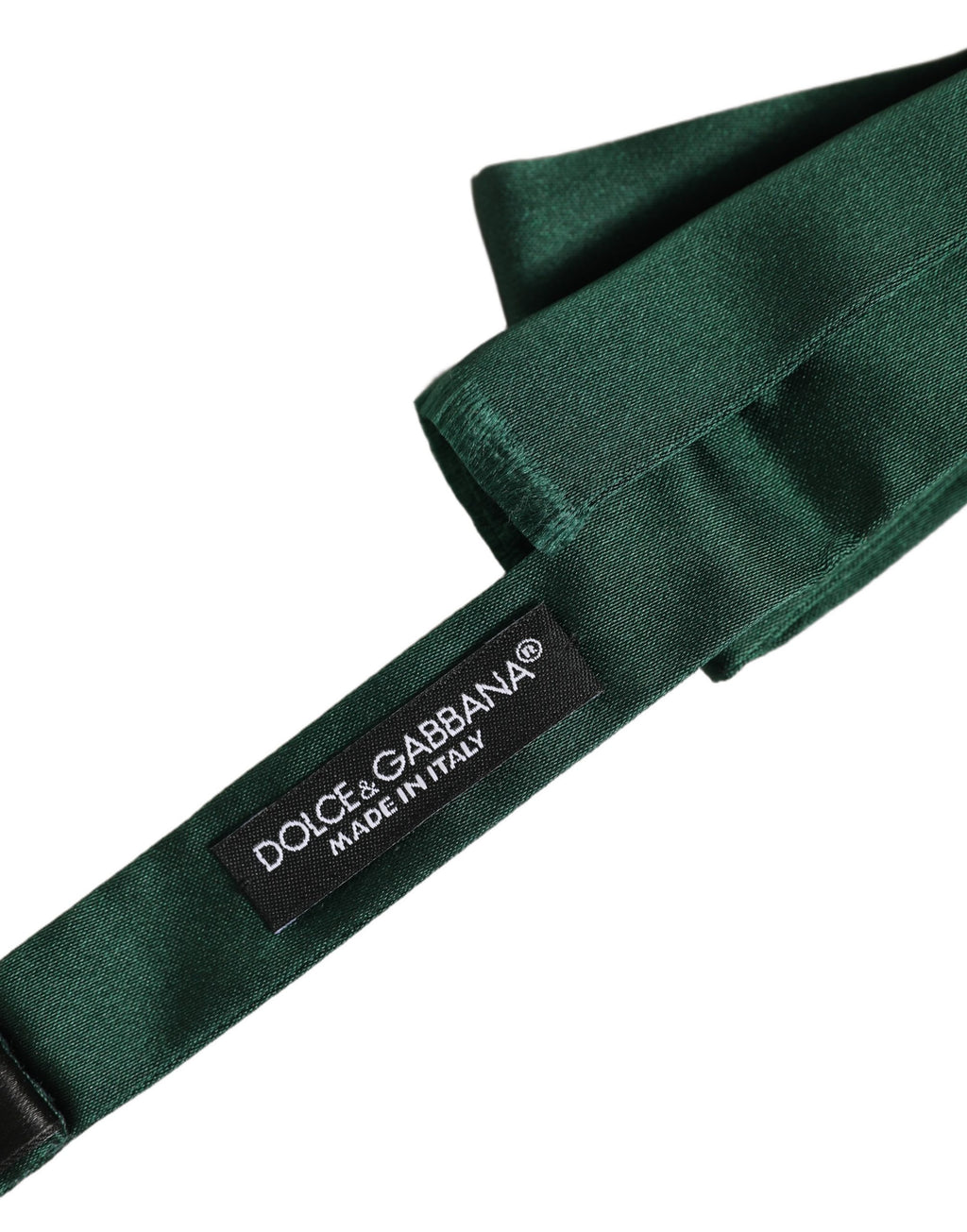 Men Dark Green Silk Adjustable Neck Papillon Bow Tie