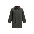 Bicolor Cotton Full-Length Jacket