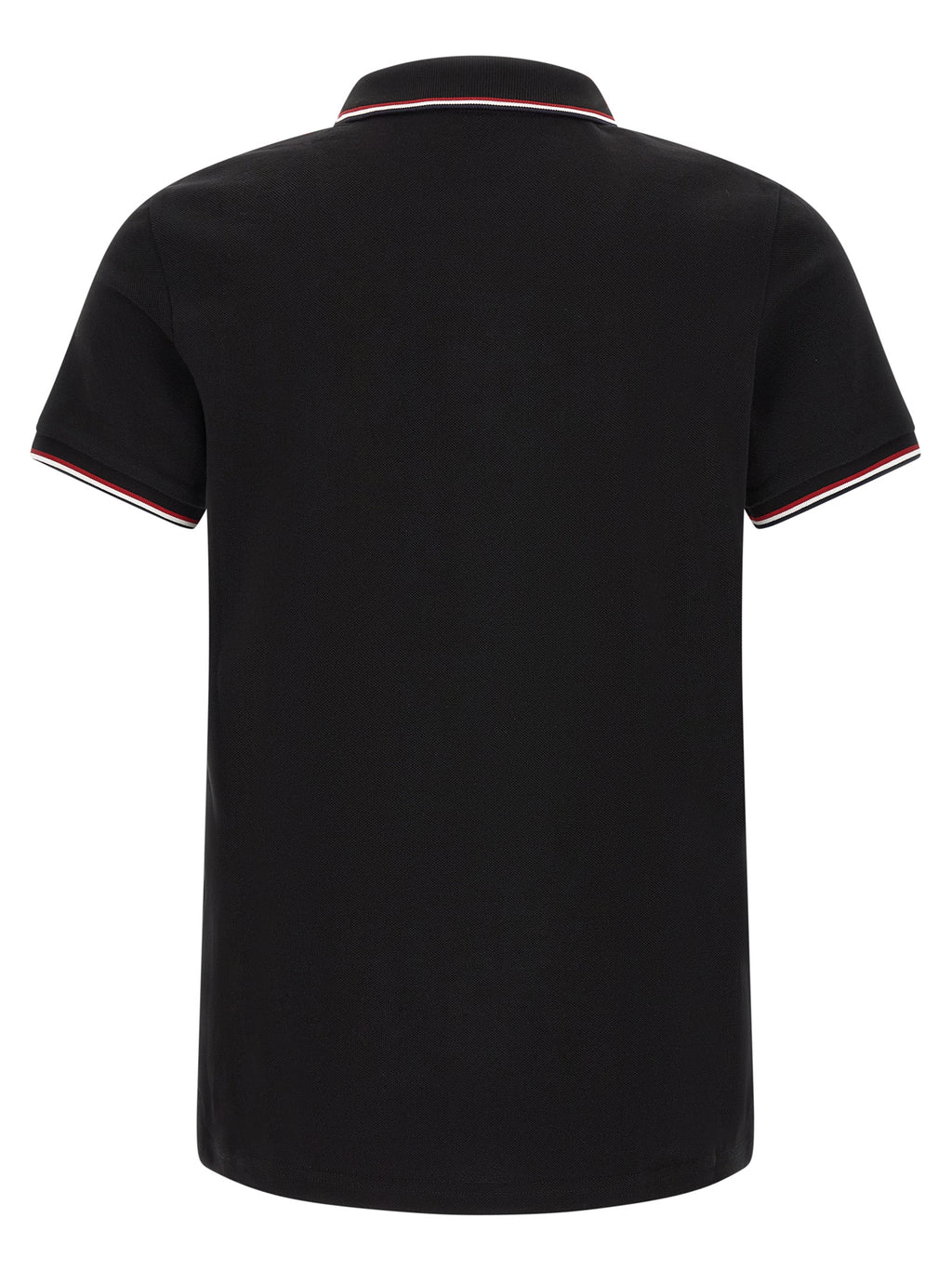 Black Cotton Polo Shirt