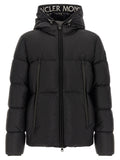 Black Polyamide Full-Length Jacket