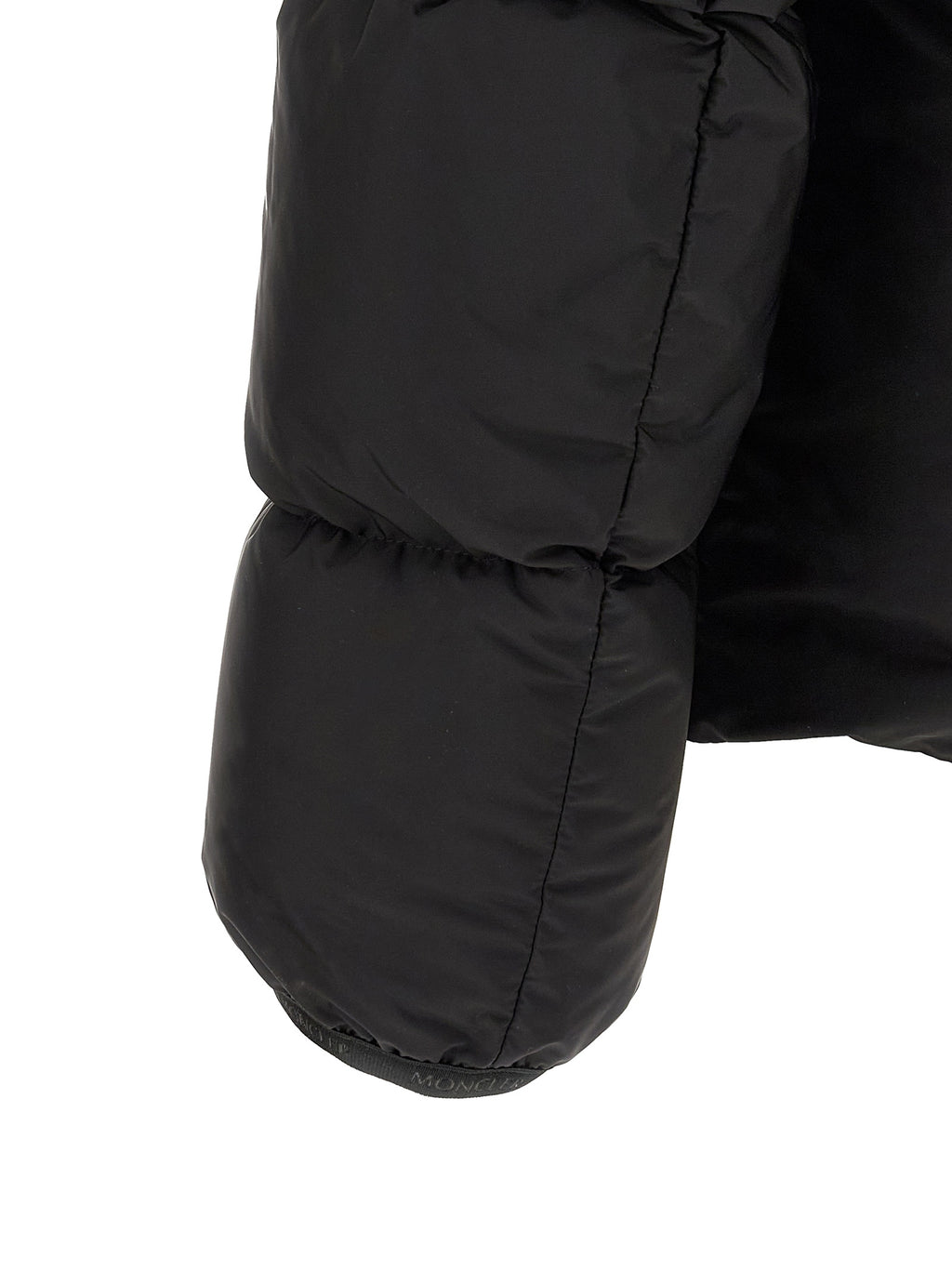 Black Polyamide Full-Length Jacket