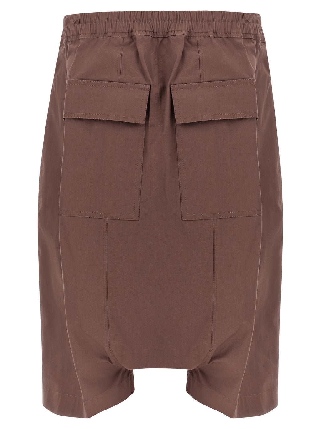 Brown Cotton Bermuda Shorts
