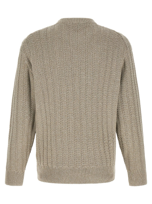 Beige Cotton Cardigan