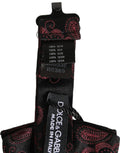 Burgundy Paisley Silk Adjustable Neck Papillon Bow Tie