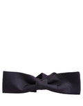Men Violet 100% Silk Adjustable Neck Papillon Bow Tie