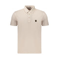 Beige Cotton Men's Polo Shirt