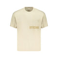 Beige Cotton Mens T-Shirt