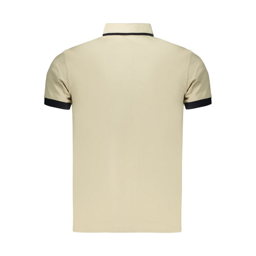 Beige Cotton Men's Polo