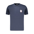 Blue Cotton Men's T-Shirt