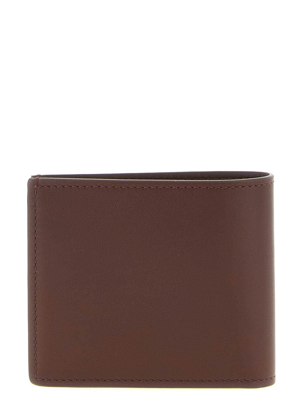 Brown Calfskin Leather Wallet