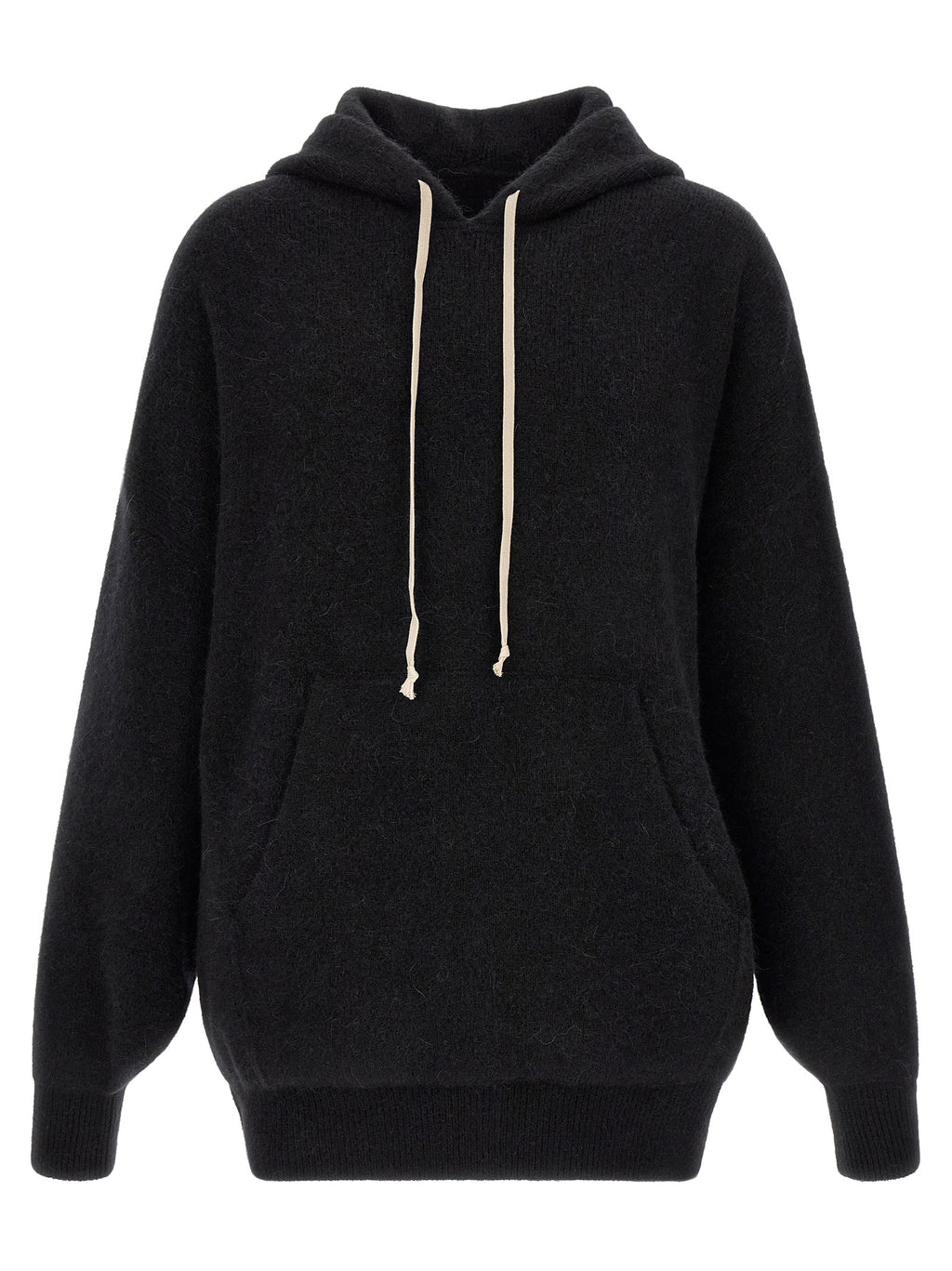 Black Marabou Sweatshirt