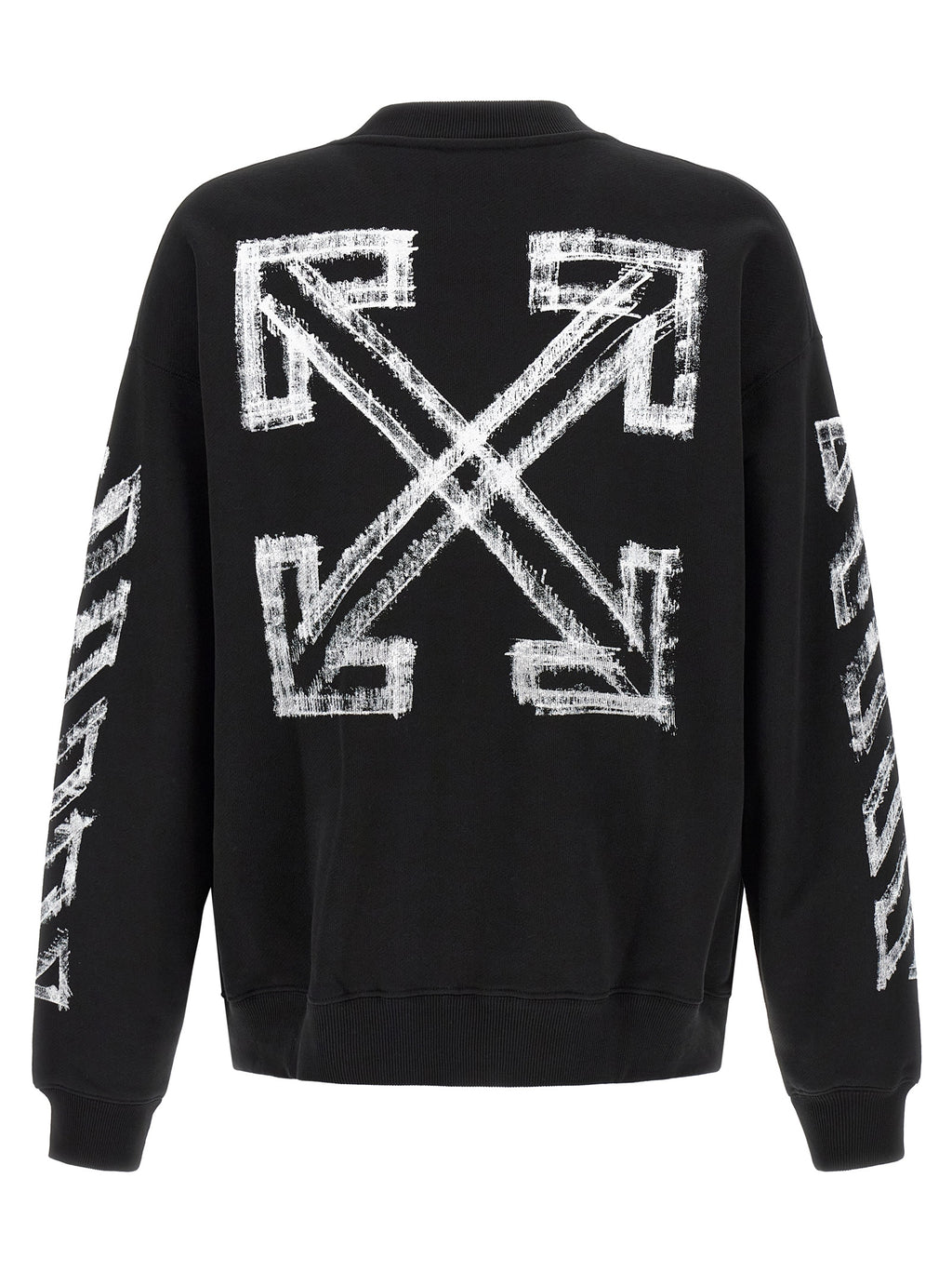Black Cotton Sweatshirt
