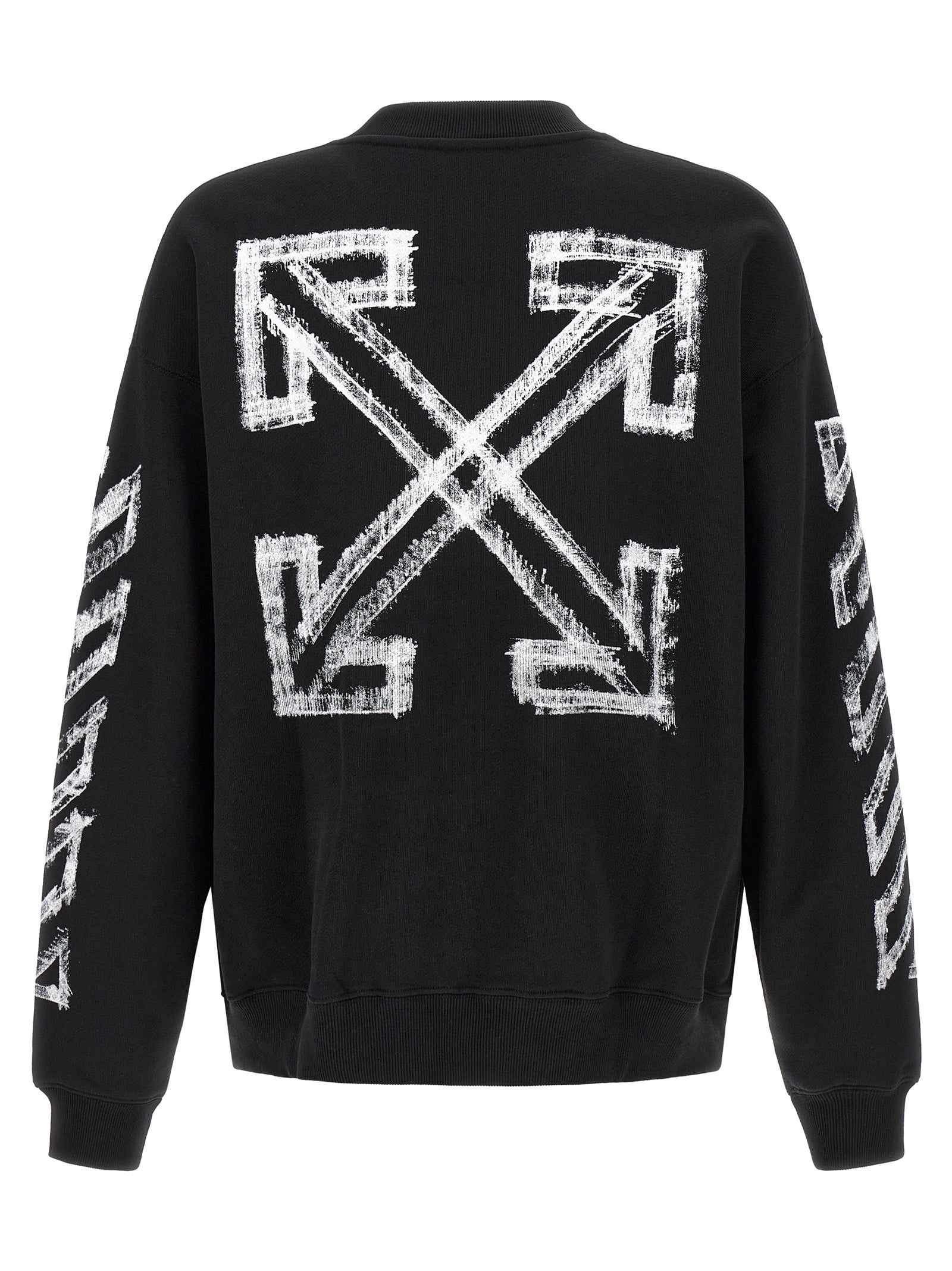 Black Cotton Sweatshirt