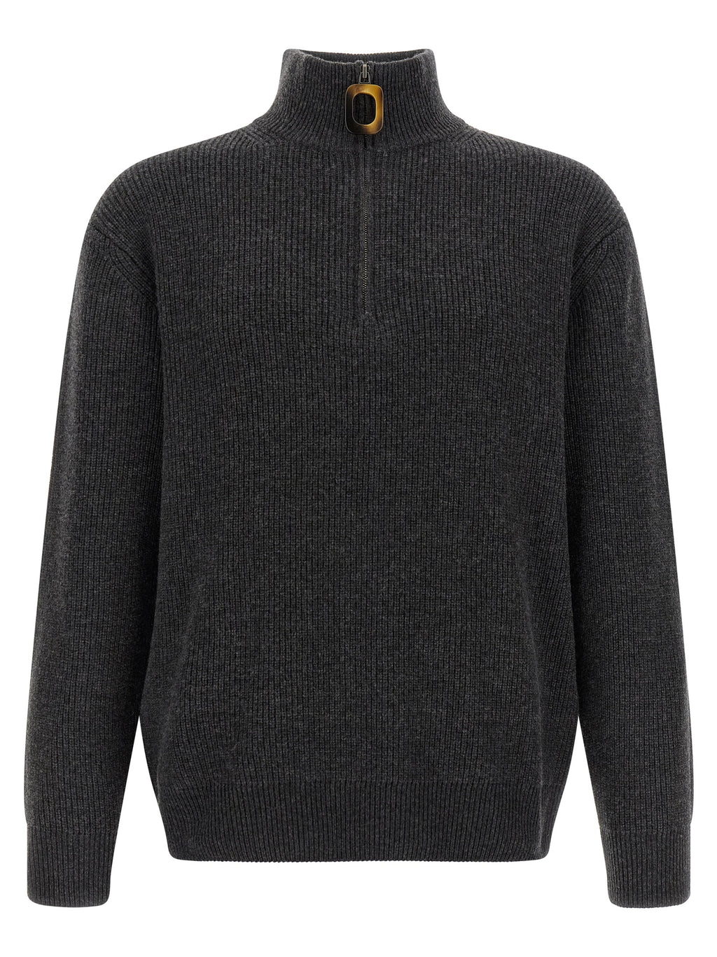 Gray Wool Cardigan