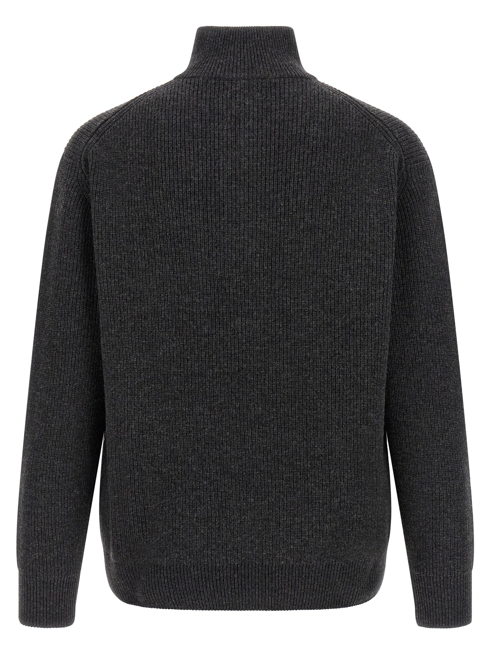 Gray Wool Cardigan