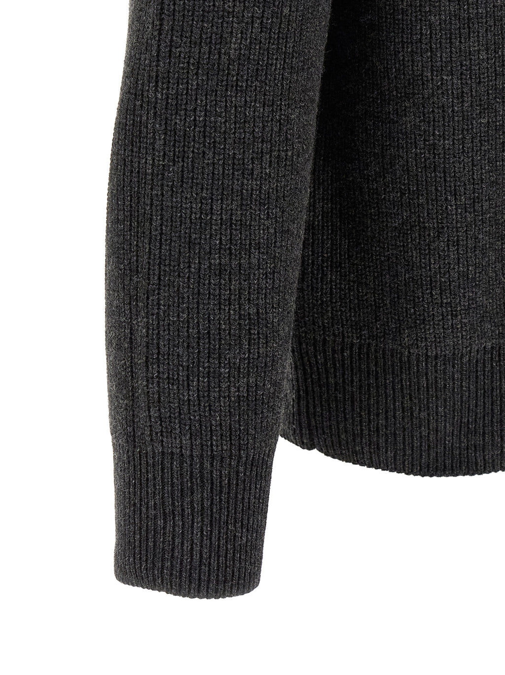 Gray Wool Cardigan