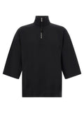 Black Cotton Sweatshirt