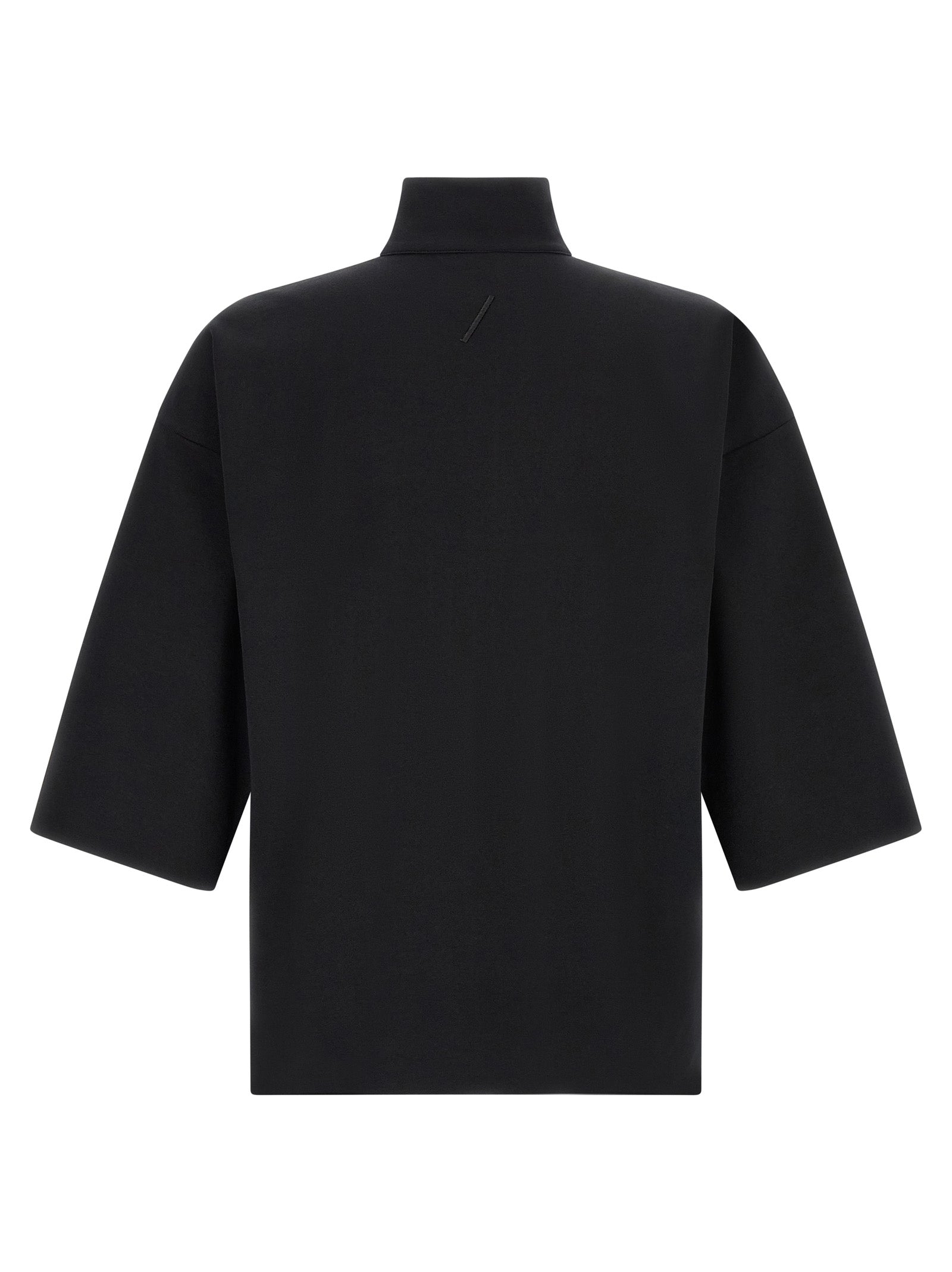 Black Cotton Sweatshirt