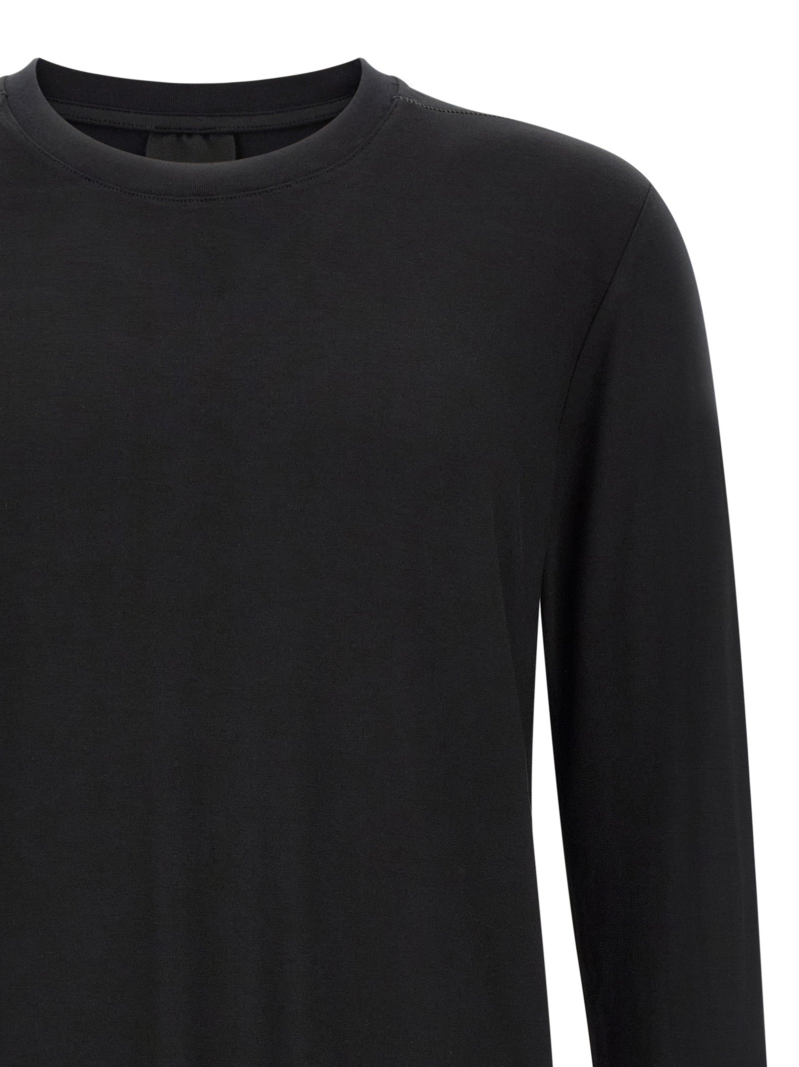 Black Viscose T-Shirt