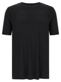 Black Viscose T-Shirt