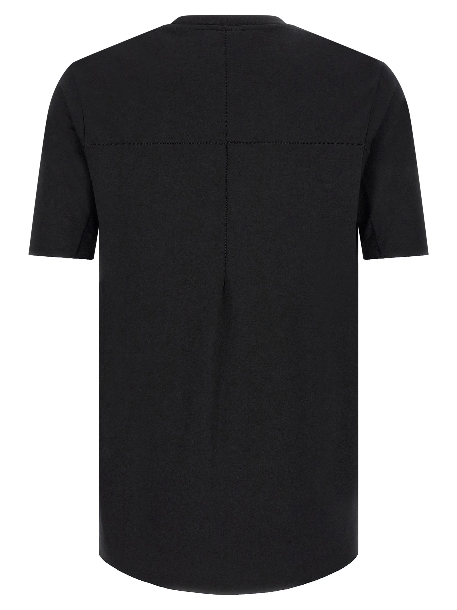 Black Viscose T-Shirt