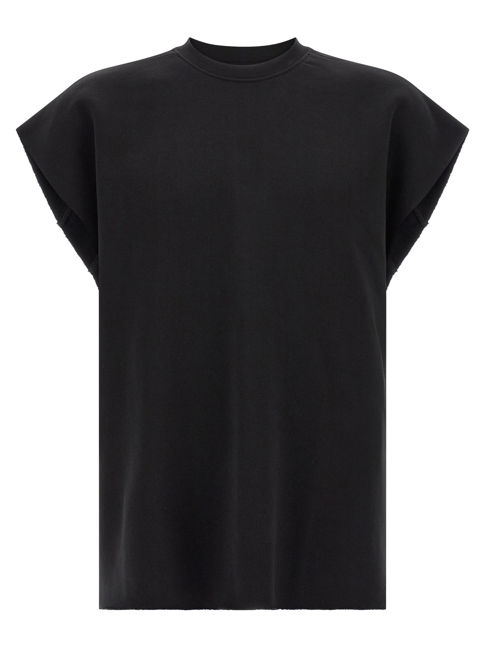 Black Cotton Sweatshirt