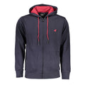 Blue Cotton Men Sweatshirt