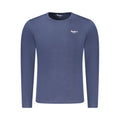 Blue Cotton Men T-Shirt