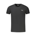 Black Cotton Mens T Shirt
