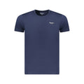 Blu Cotton Men T-Shirt