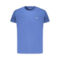 Blue Cotton Men's T-Shirt
