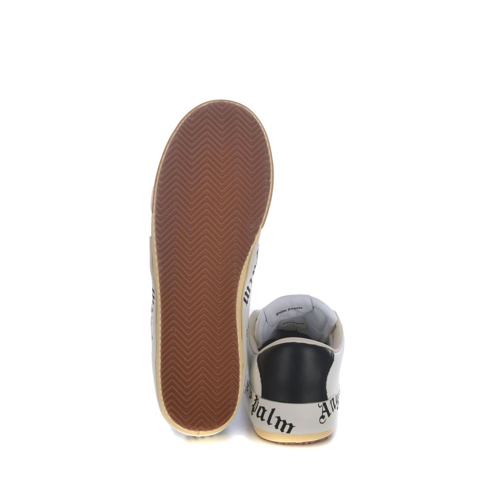 Beige Calfskin Low Top Sneakers