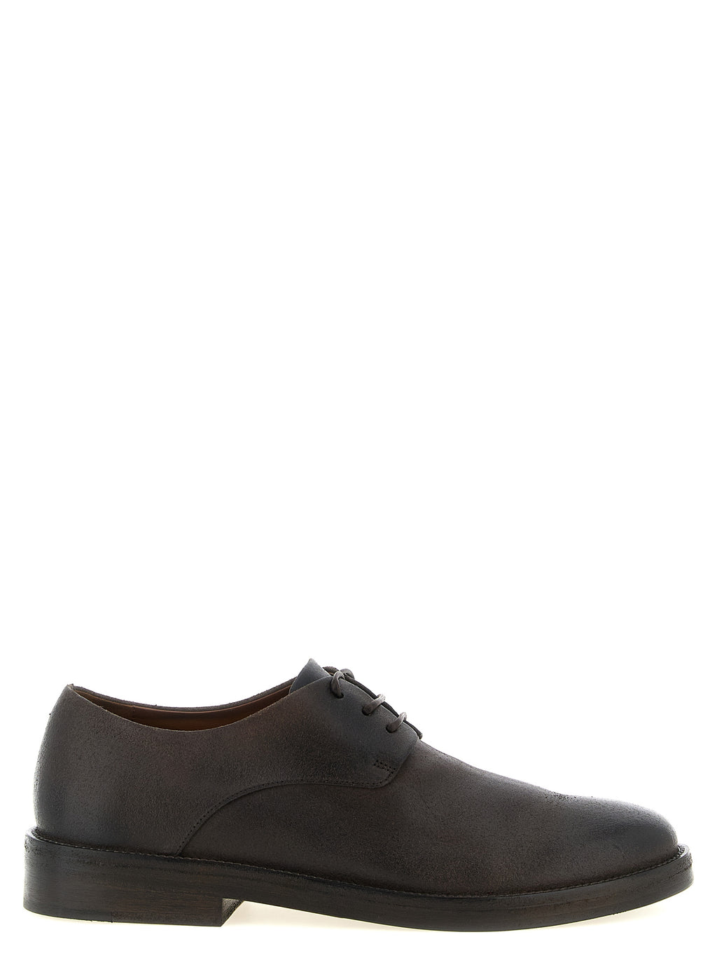 Brown Calfskin Oxfords And Derbies