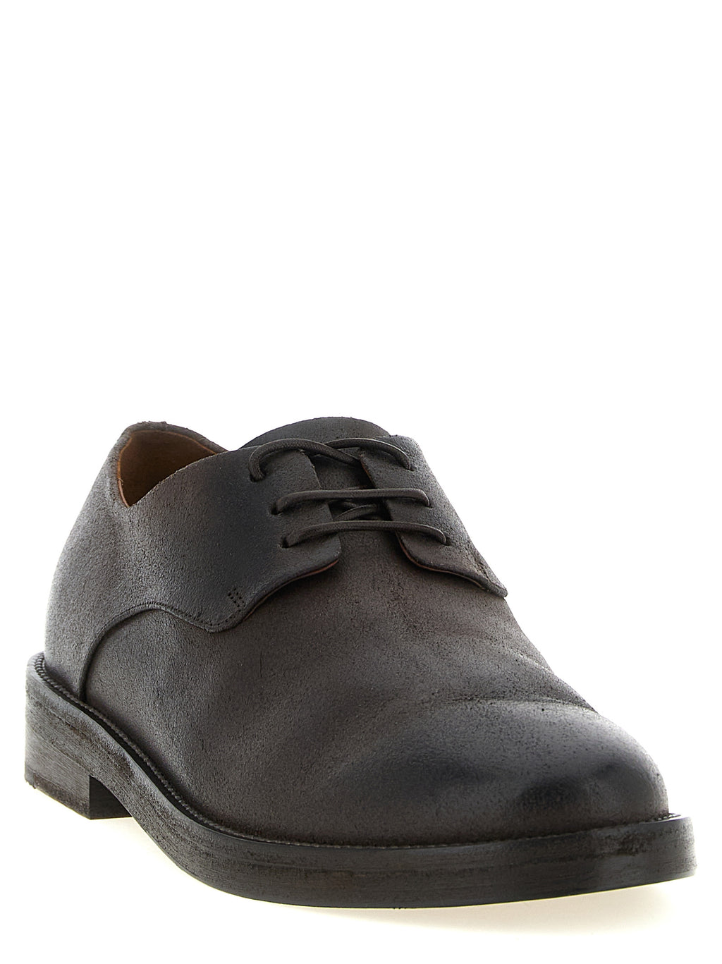 Brown Calfskin Oxfords And Derbies