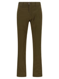 Bicolor Cotton Casual Pants