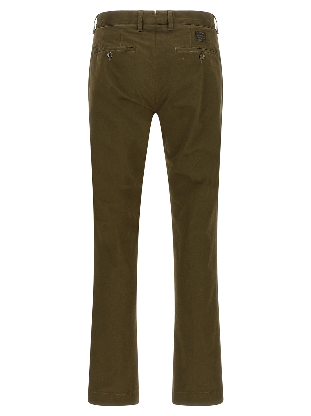 Bicolor Cotton Casual Pants