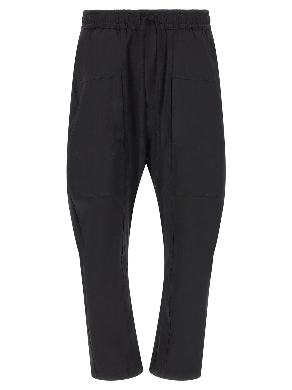 Black Polyamide Athletic Pants
