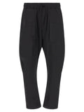 Black Polyamide Athletic Pants