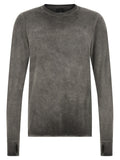 Gray Viscose T-Shirt