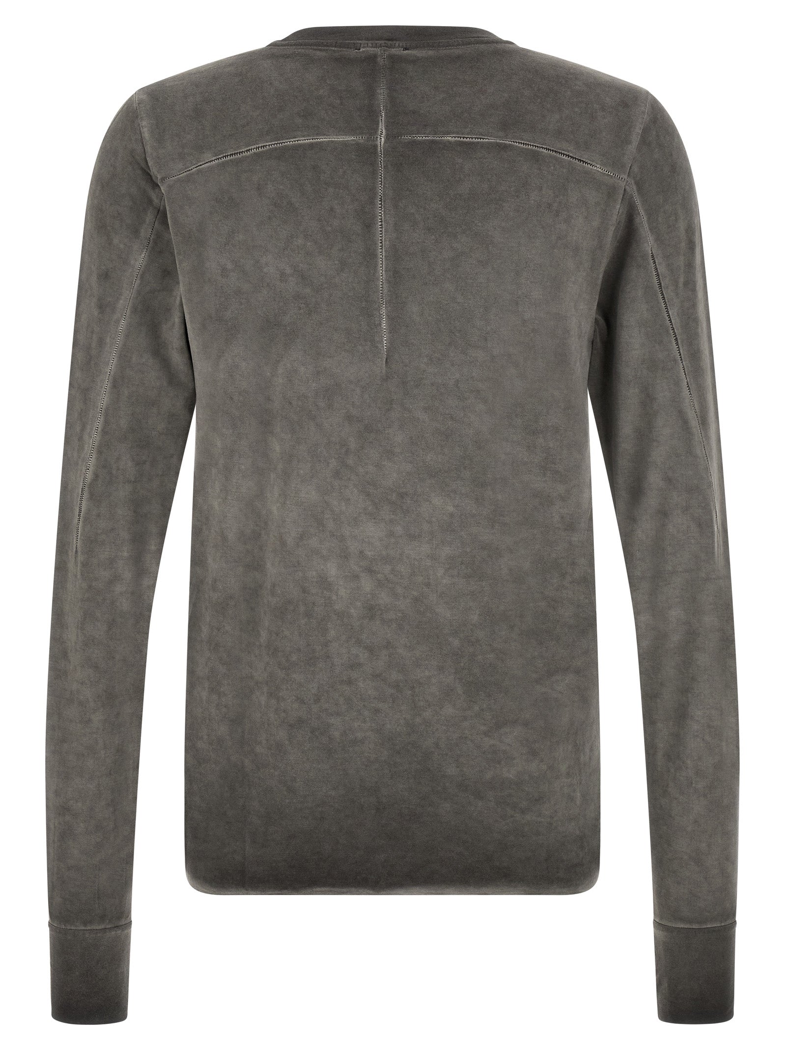 Gray Viscose T-Shirt