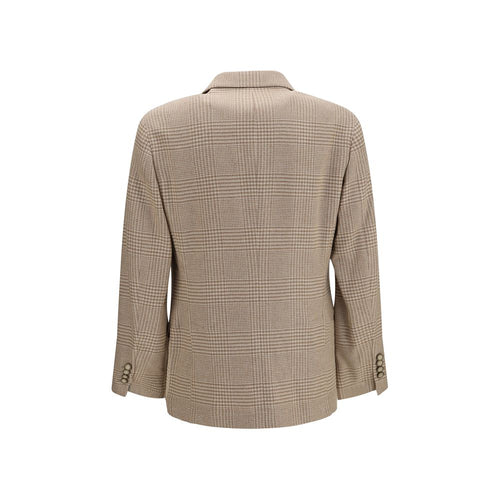 Beige Cotton Blazer