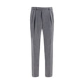 Gray Wool Oves Aries Casual Pants