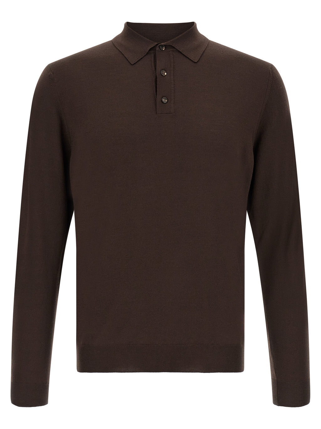 Brown Virgin Wool Cardigan