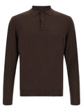 Brown Virgin Wool Cardigan